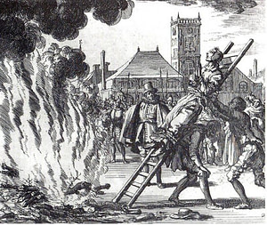 catholic inqusition burning